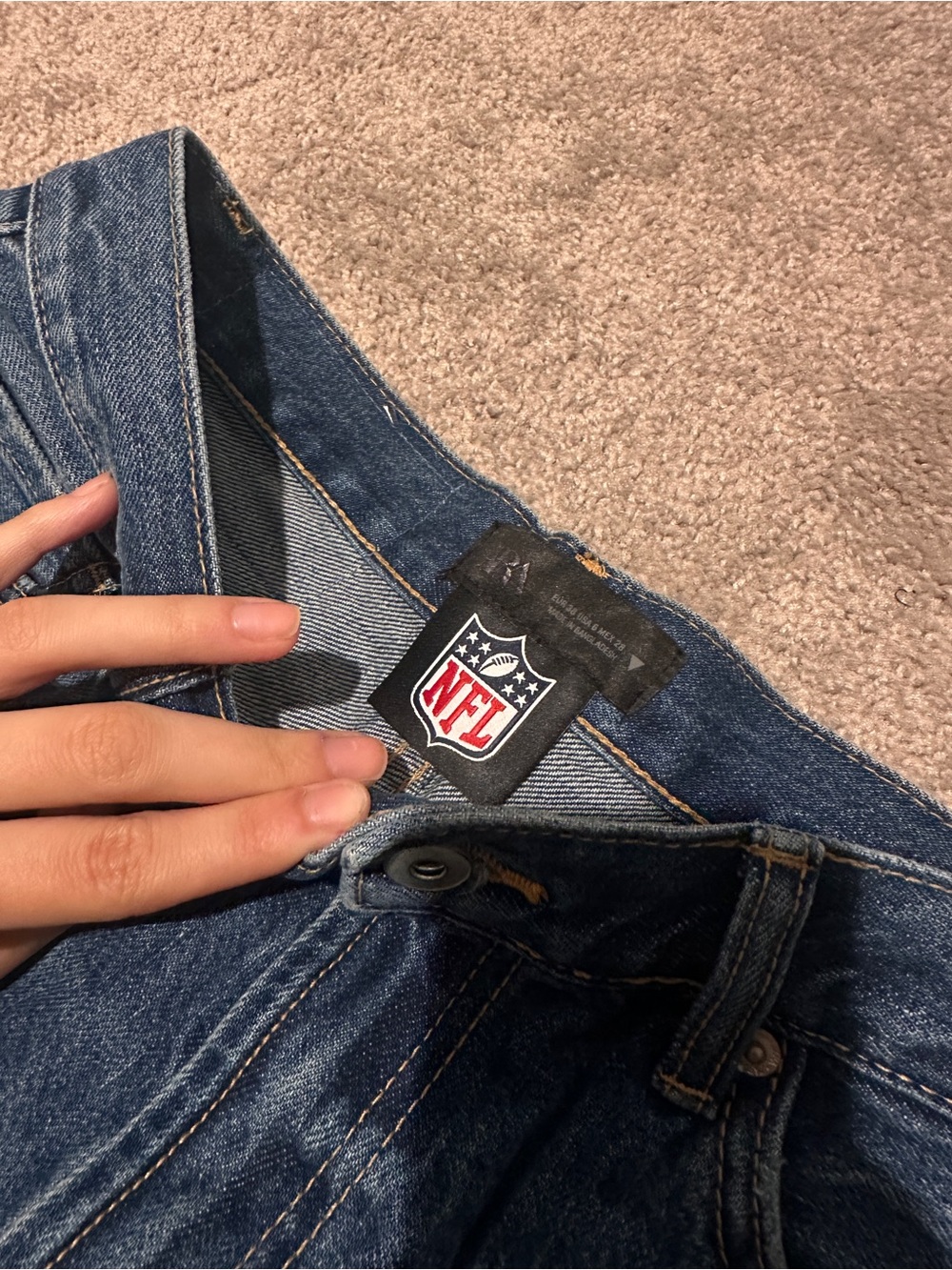 Zara Dark Blue High-Rise Women’s Jeans